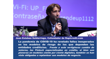 Juan Esteban Saldarriaga, Cofundador de Rapicredit.com; Expresidente de Colombia Fintech