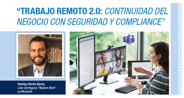 Rodrigo Rocha Ajuria, Líder del Negocio “Modern Work” en Microsoft